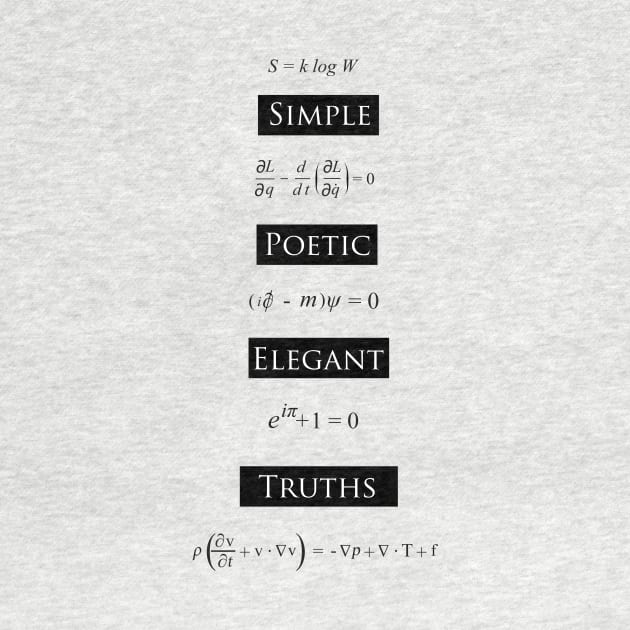 Simple Poetic Elegant Truths by hereticwear